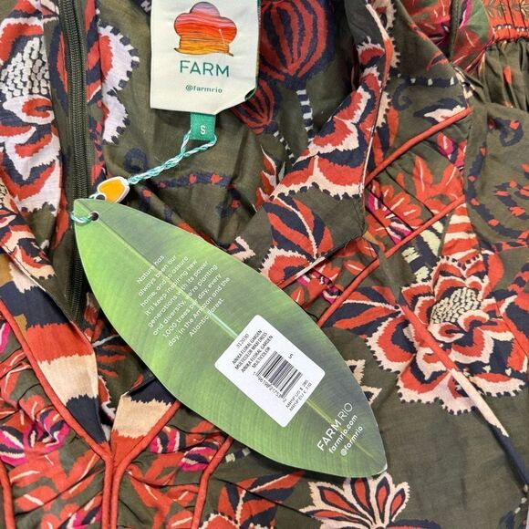 NEW Farm Rio Ainika Floral Garden Maxi Dress Size Small - Picture 10 of 13